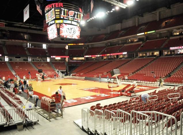 Wisconsin Badgers NCAA 3D BRXLZ Basketball Arena - Kohl Center