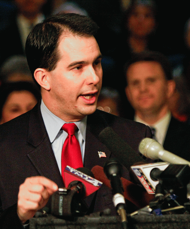 Before Doyle\s State of the State address, Republican gubernatorial candidate and Milwaukee County Executive Scott Walker gave his State of the Economy address,  accusing the Legislature of killing jobs and increasing citizens\ tax burden.