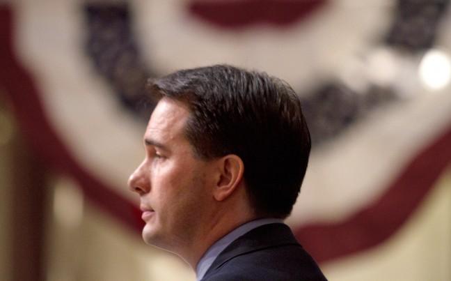 State+GOP+convention+endorses+Walker+for+presidential+run