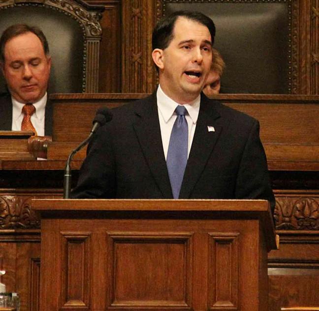 Candidate Walker is not concerned about higher education in Wisconsin