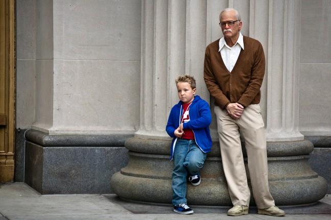 Johnny Knoxville shares his years of experience with his eight-year-old grandson in Bad Grandpa.