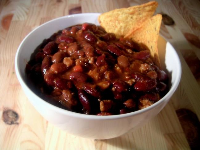 Enjoy the fall with this warm chili recipe