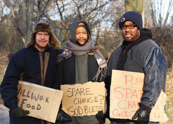 Three Madison residents go undercover as homeless men for a week 