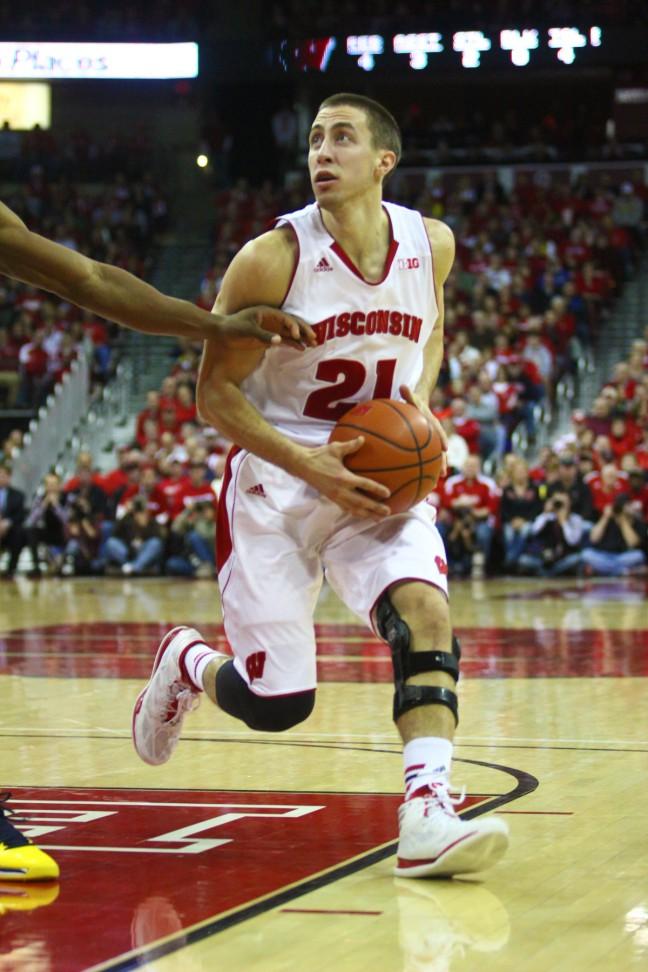 Josh Gasser's team-high 16 points wasn't enough to avoid a second-straight loss by Wisconsin