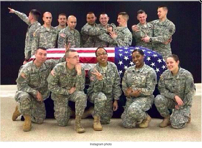 National Guard Instagram photo of funeral causes outrage