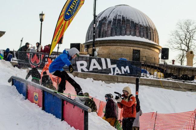 Hoofers grinds out fifth annual Rail Jam