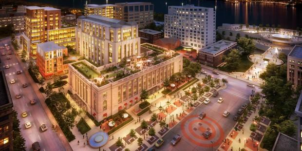 Judge Doyle Square project sparks opposition from hoteliers