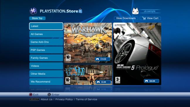Exploring the PlayStation Network Store