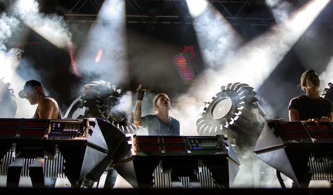 The Glitch Mob performing at Austin City Limits