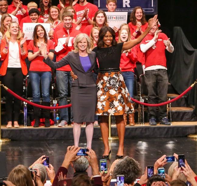First+Lady+Michelle+Obama%E2%80%99s+public+support+for+gubernatorial+candidate+Mary+Burke++should+not+blind+voters+as+they+choose+between+Gov.+Scott+Walker+and+Burke+in+the+upcoming+election%3B+big-name+backing+is+a+nonesential.