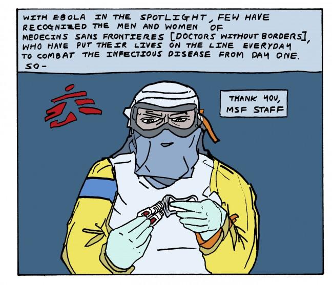 Cartoon: A tribute to the men and women fighting Ebola 