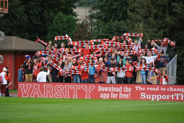 Mens soccer student section bolsters game atmosphere 