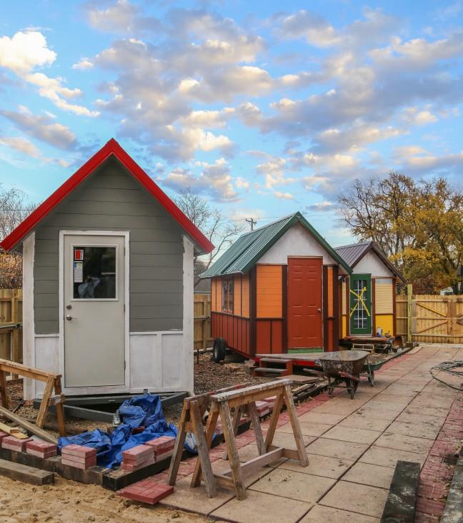 Tiny Houses in the big picture: project addresses citys homelessness