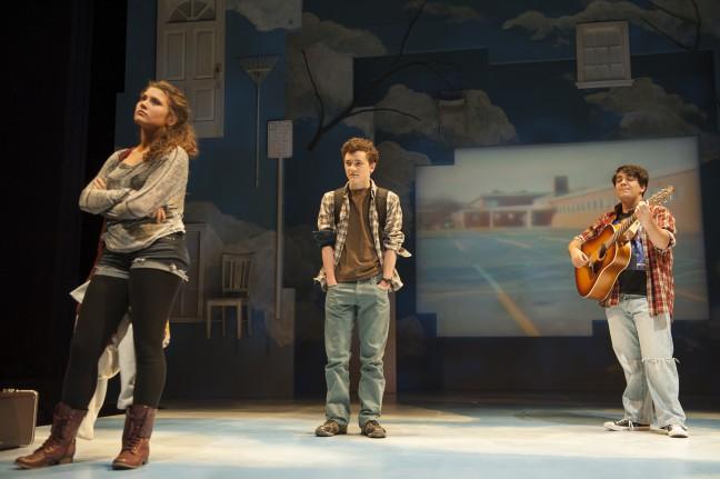 Sophia DeVita, Alistair Sewell, Joshua Biatch in From Up Here