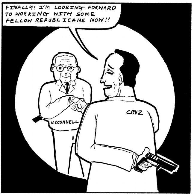 Cartoon: Backstabbers
