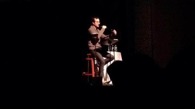 Radiolab host talks discomfort, finding ones voice at Distinguished Lecture Series event