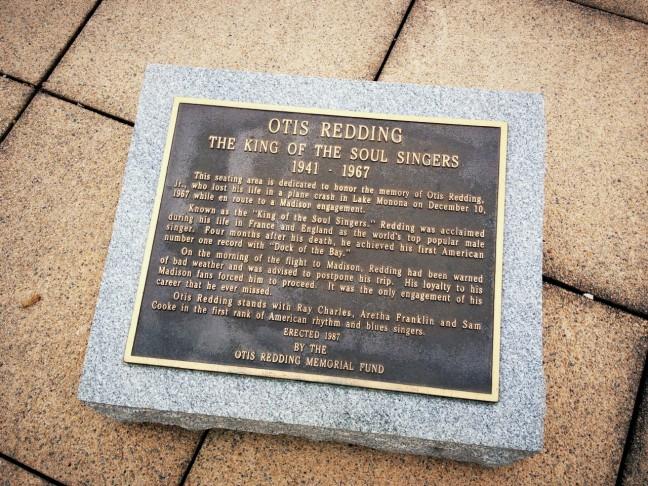 R&B legend Otis Redding died in Lake Monona just days after recording (Sittin On) The Dock of the Bay