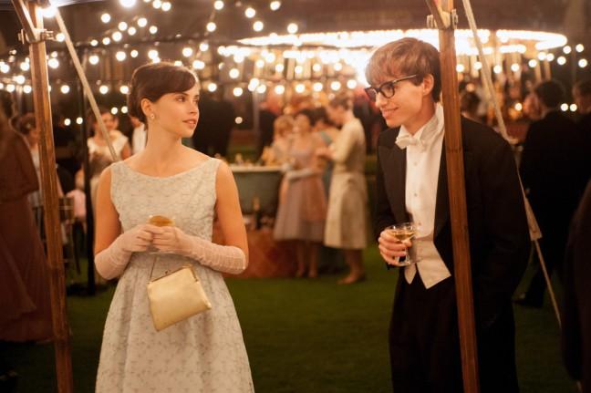 Eddie Redmayne and Felicity Jones in The Theory of Everything