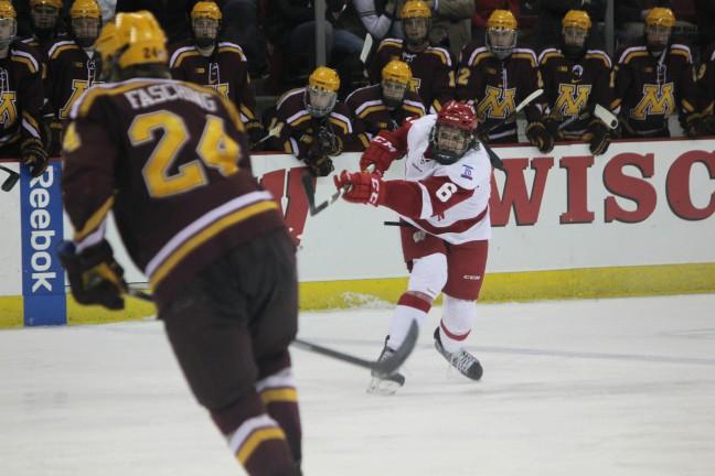 Big third period helps Badgers to tie with Minnesota