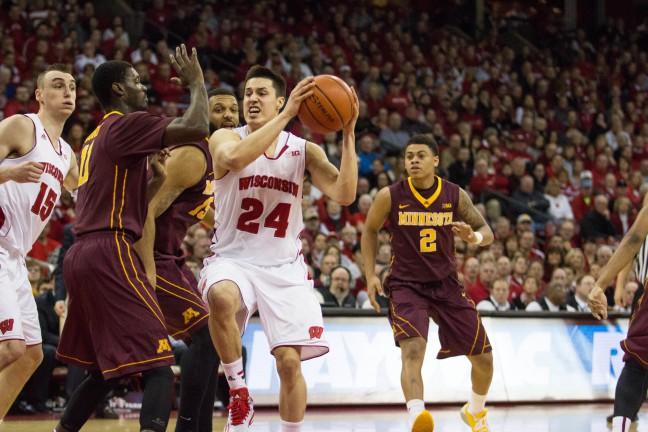 Mens basketball: Outright title on the line for No. 6 Wisconsin against Minnesota