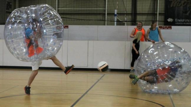 Bubble soccer bursts into Madison athletic scene