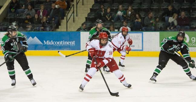 Wisconsin junior Sarah Nurse will represent Canada at the Four Nations Cup in Sweden this week. 
