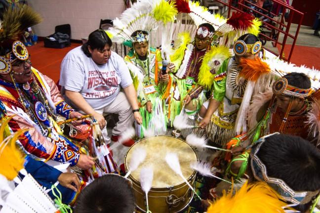 Drum+beats+filled+the+Field+House+for+the+2015+Spring+Powwow
