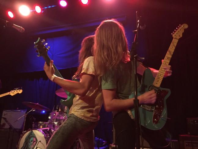 Diarrhea Planet gyrates hips and belts classic power rock at High Noon show