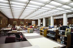 Scripts, corporate files, and other promotional materials are open to the public in the archive’s reading room.