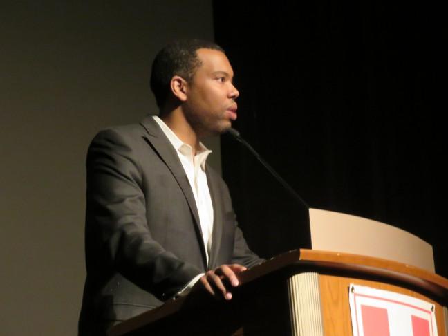 Ta-Nehisi Coates speaks at the Distinguished Lecture Series