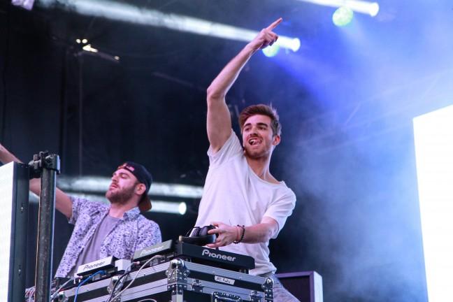 The Chainsmokers performed at the Revelry Arts and Music Festival Saturday evening.