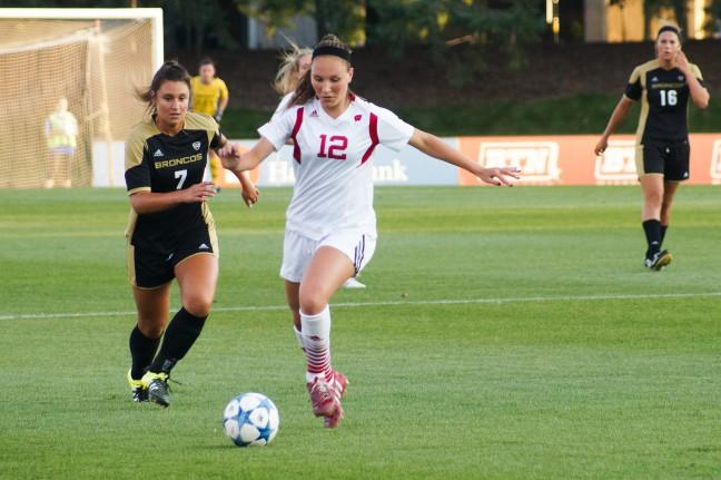 Womens soccer: Badgers dominate Loyola-Chicago Friday, but squander chances against Illinois State two days later