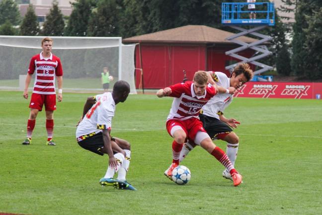 Mens soccer: Terrapins offensive explosion sinks Badgers