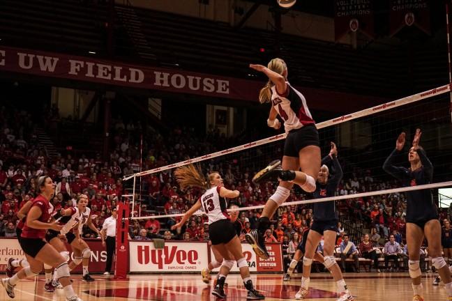 Volleyball: Badgers head east to take on Scarlet Knights