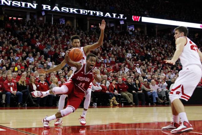 Indiana star guard Yogi Ferrell finished with a team-high 30 points and seven rebounds.