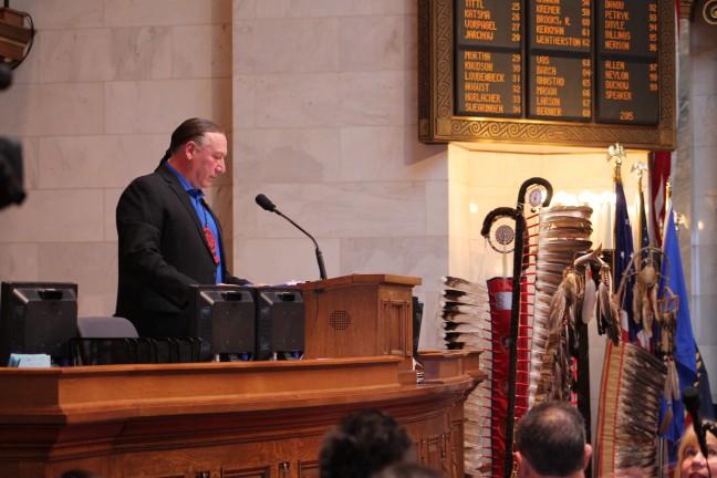 Wisconsin+tribal+leader+dispels+myths+about+American+Indians+in+state+address