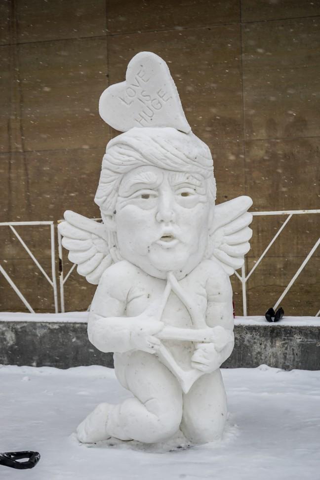 Madison Winter Festival brings sculpted snow artistry to State Street