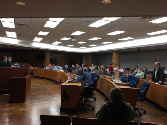 County Board goes green at St. Patricks Day meeting