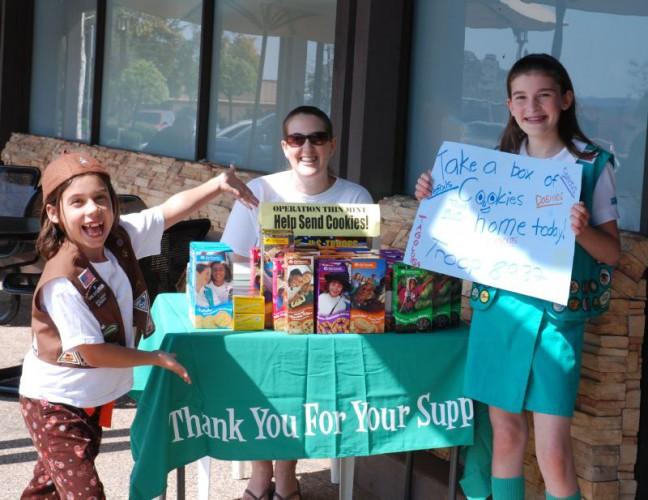 Local Girl Scout sports crafty stilts for tallest marketing stunt in scout history