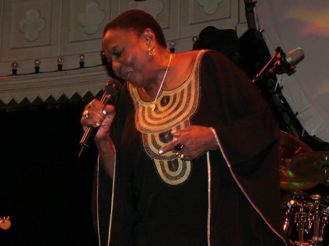 Miriam Makeba performing in Amsterdam 