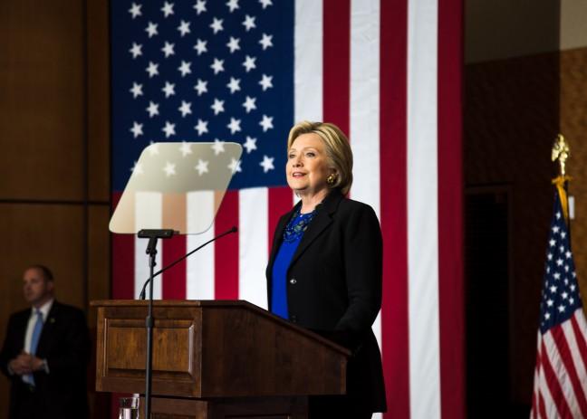 Clinton urges consideration of Supreme Court balance during Madison stop