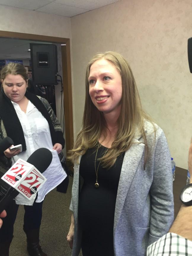 Chelsea Clinton touts mothers broad policy positions in Madison speech