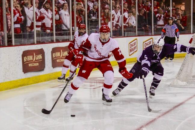 Mens hockey: Badgers bow out of Big Ten Tournament after loss to Penn State