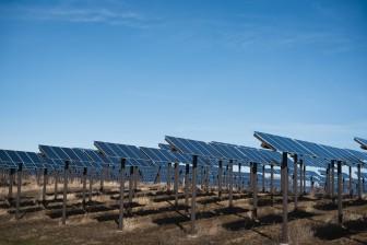 Badger Herald archival photo of solar panels. April 21, 2016.