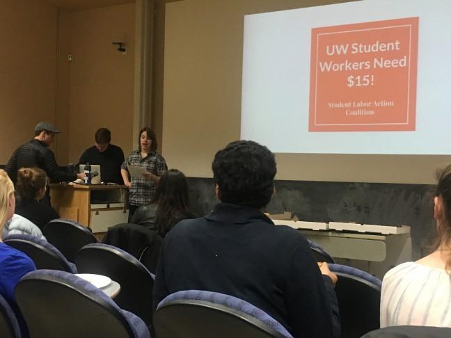 UW Student Coalition demands better working conditions, higher wages