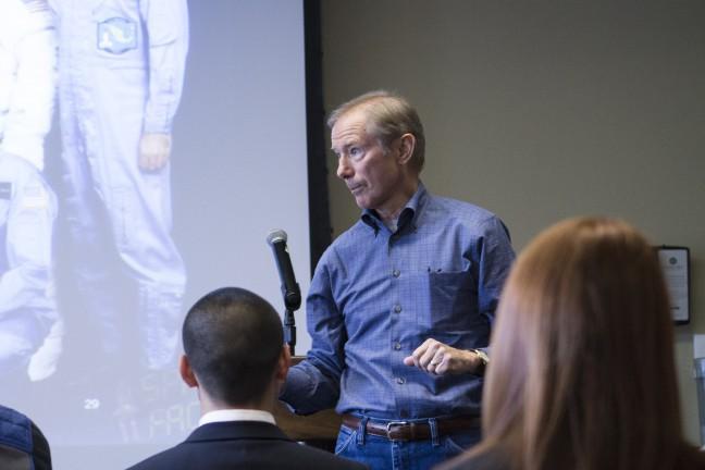 Former NASA astronaut talks to UW students about space, near-death experiences