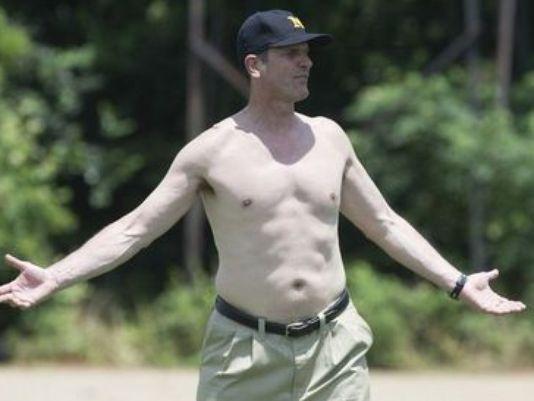Remember when Jim Harbaugh probably ate his booger?