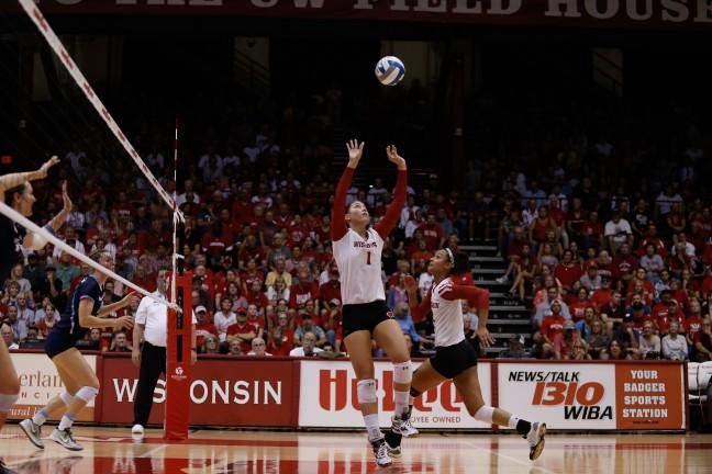 Womens+volleyball%3A+No.+3+Badgers+hold+up+top+tier+ranking+with+wins+over+Ohio+State%2C+Purdue