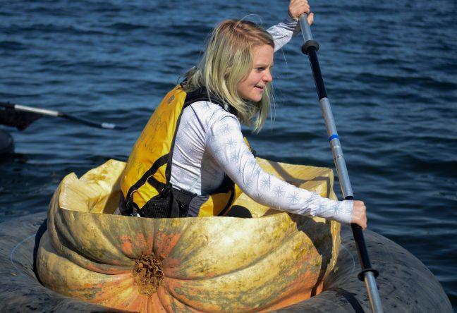 In photos: Giant Pumpkin Regatta event makes another splash at Lake Mendota