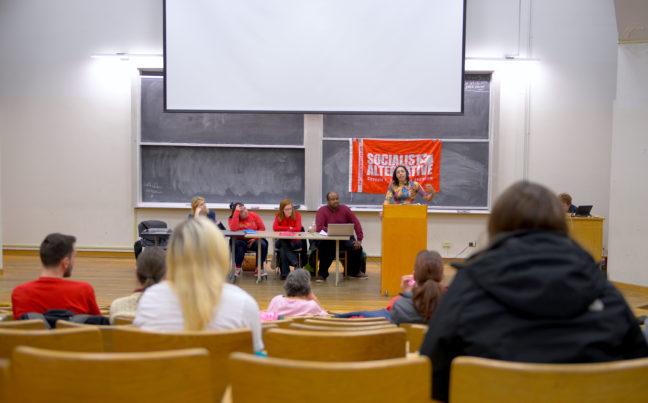 Resistance wont end with International Womens Day: Panelists encourage student, political activism